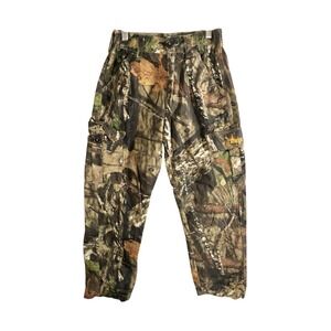 Habit Mossy Oak‎ Camo Cargo Pants Hunting Outdoors Camouflage Youth Large 24x28